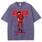 Unisex Akira Shotaro Kaneda Printed Washed Tee