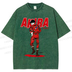 Unisex Akira Shotaro Kaneda Printed Washed Tee