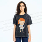 Unisex Yoshitomo Nara No Nukes Printed Washed Tee