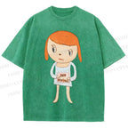 Unisex Yoshitomo Nara No Nukes Printed Washed Tee