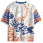 Japanese Vintage Fish Printed Jersey Shirts