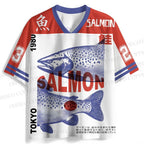 Salmon Fish Japanese Jersey Shirts
