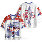 Salmon Fish Japanese Jersey Shirts
