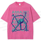 Unisex Project Hail Mary: Geometric Rocky Printed Washed Tee