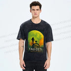 Unisex Project Hail Mary: Visit Tau Ceti Printed Washed Tee