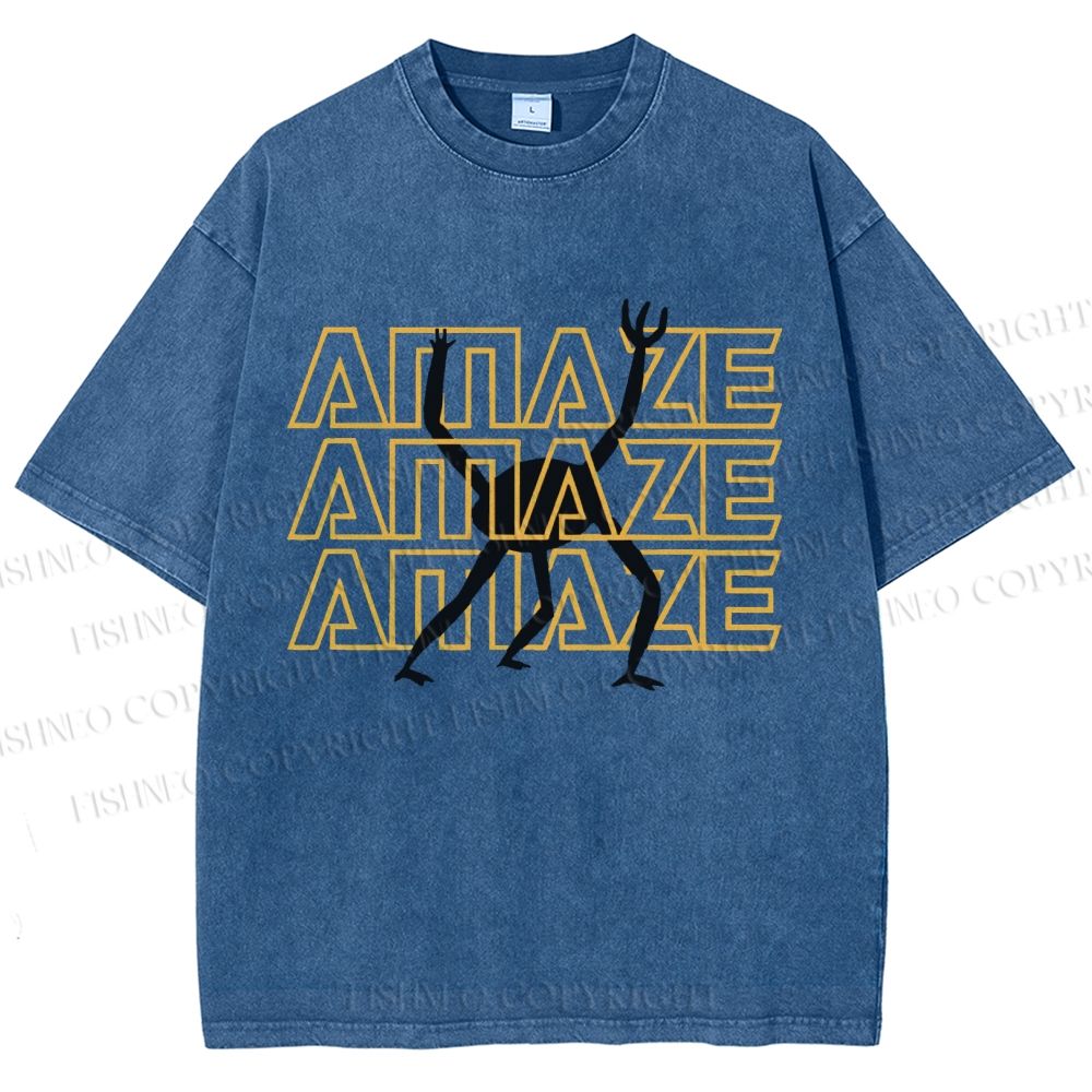 Unisex Project Hail Mary: Amaze Printed Washed Tee