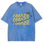 Unisex Project Hail Mary: Amaze Rocky Printed Washed Tee