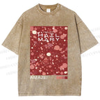 Unisex Project Hail Mary: Hail Mary Mission Printed Washed Tee