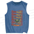 Unisex Project Hail Mary: Amaze! Gradient Printed Washed Tank Top