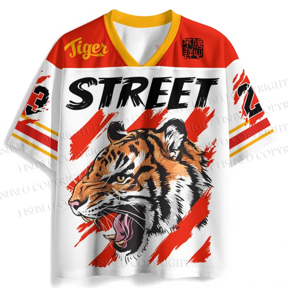 Tiger Printed Jersey Shirts