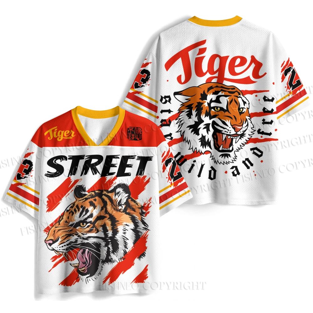 Tiger Printed Jersey Shirts