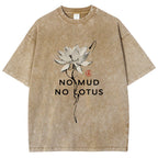 Japanese Zen Lotus Washed T-Shirt