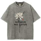 Japanese Zen Lotus Washed T-Shirt