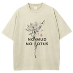 Japanese Zen Lotus Washed T-Shirt