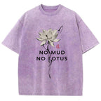 Japanese Zen Lotus Washed T-Shirt
