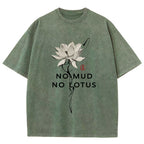 Japanese Zen Lotus Washed T-Shirt