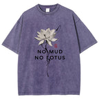 Japanese Zen Lotus Washed T-Shirt