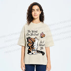 Unisex Kind in a Cruel World Printed Washed Tee