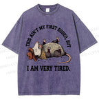 Unisex Ain’t My First Rodeo Printed Washed Tee