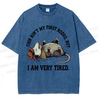 Unisex Ain’t My First Rodeo Printed Washed Tee