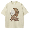 Abandoned Puppy Waiting Washed T-Shirt