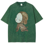 Abandoned Puppy Waiting Washed T-Shirt