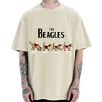 Unisex The Beagles Printed Washed Tee