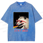 Unisex Opossum Stay Wild Printed Washed Tee