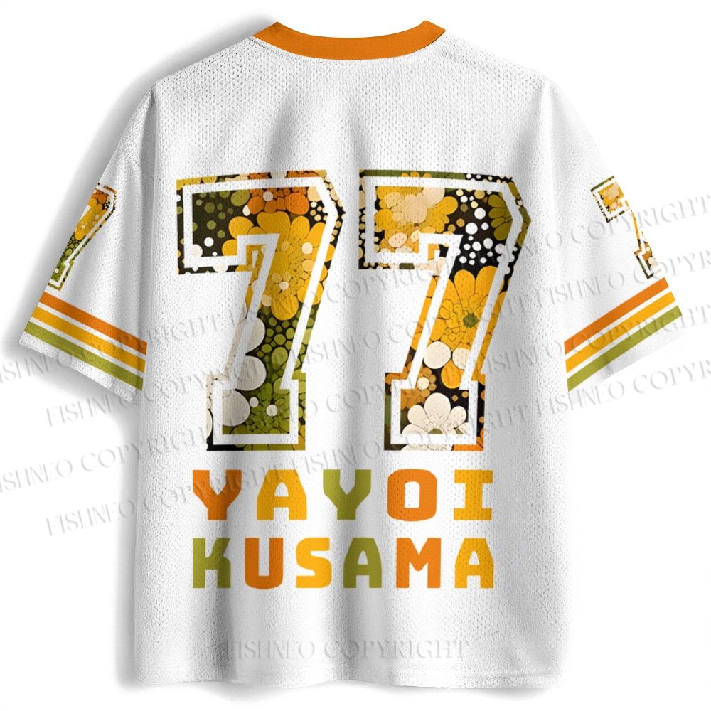 Japanese Yayoi Kusama Flowers Jersey Shirts