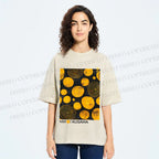 Unisex Yayoi Kusama Tree Rings Printed Washed Tee