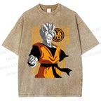 Unisex Dragon Ball Future Gohan Printed Washed Tee