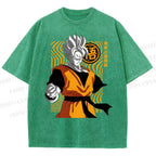 Unisex Dragon Ball Future Gohan Printed Washed Tee