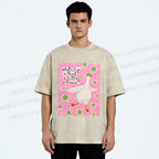 Unisex Silliness Goose Printed Washed Tee