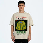 Yayoi Kusama's Pumpkin Vintage Wash Japanese Design T-Shirt