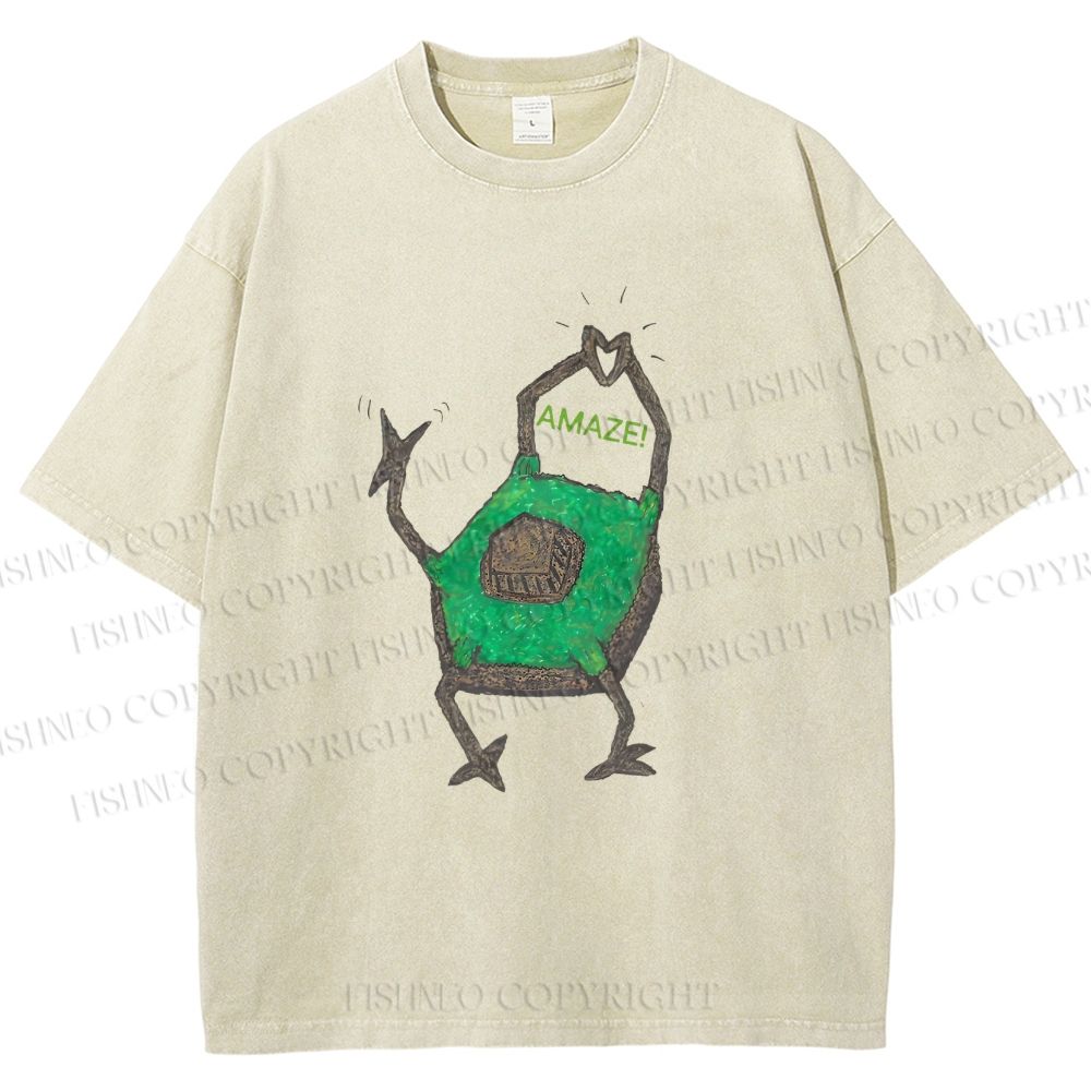 Unisex Project Hail Mary Rocky Printed Washed Tee