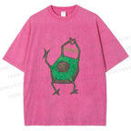 Unisex Project Hail Mary Rocky Printed Washed Tee