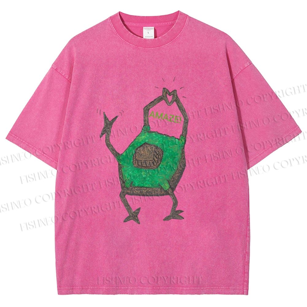 Unisex Project Hail Mary Rocky Printed Washed Tee