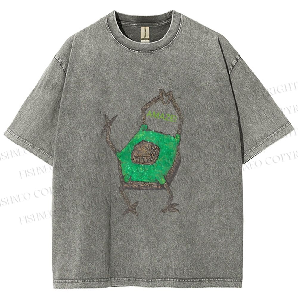 Unisex Project Hail Mary Rocky Printed Washed Tee