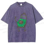 Unisex Project Hail Mary Rocky Printed Washed Tee