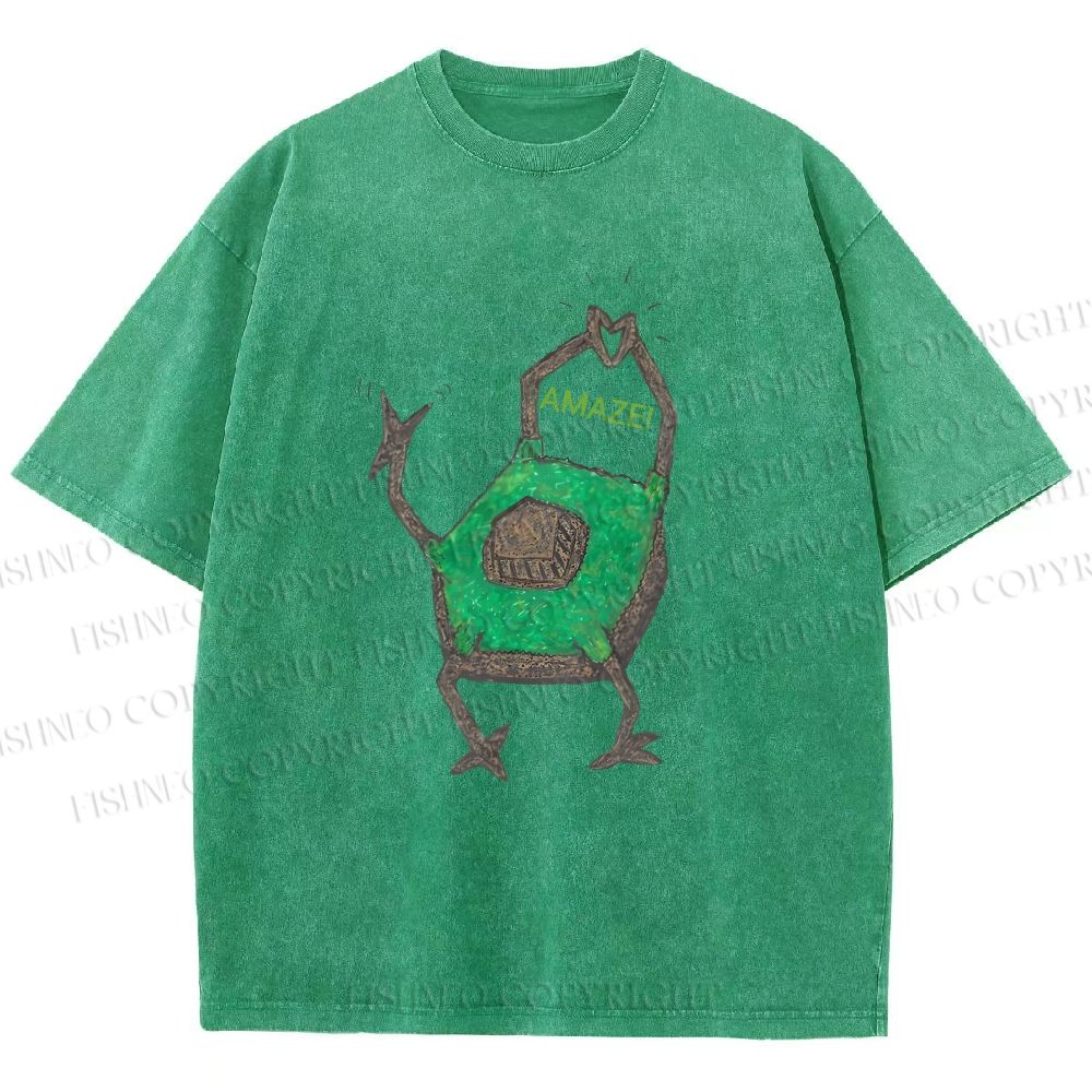 Unisex Project Hail Mary Rocky Printed Washed Tee