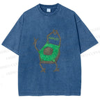 Unisex Project Hail Mary Rocky Printed Washed Tee