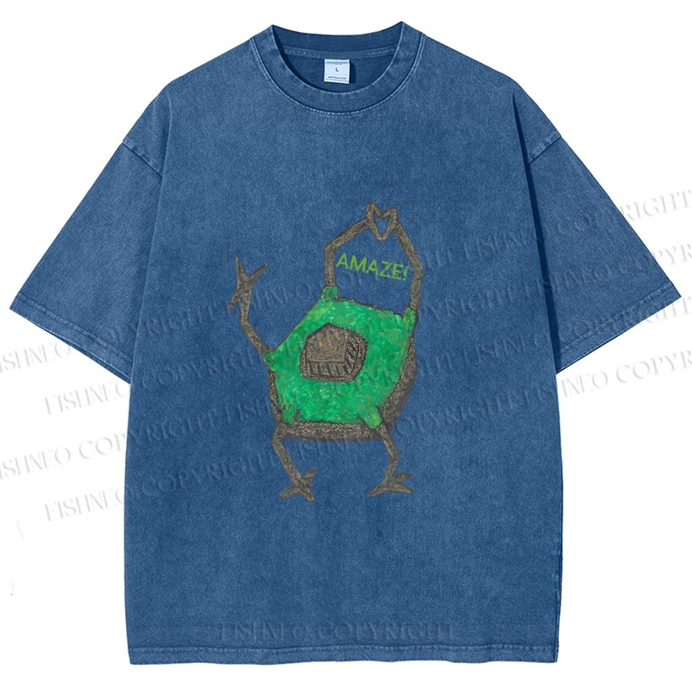 Unisex Project Hail Mary Rocky Printed Washed Tee