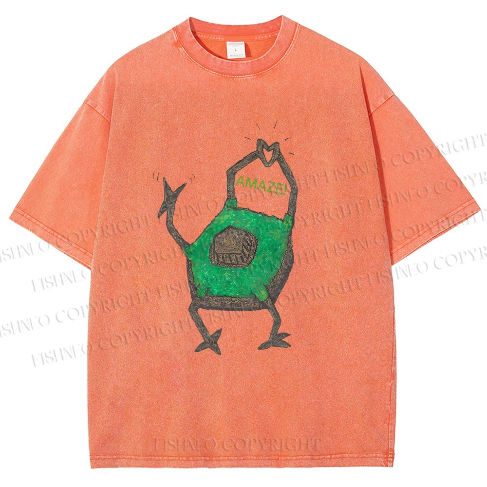 Unisex Project Hail Mary Rocky Printed Washed Tee