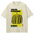 Unisex Yayoi Kusama Pumpkin Printed Washed Tee