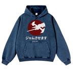 Cowboy Bebop Vintage Washed Thick Cotton Hoodie
