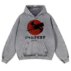 Cowboy Bebop Vintage Washed Thick Cotton Hoodie