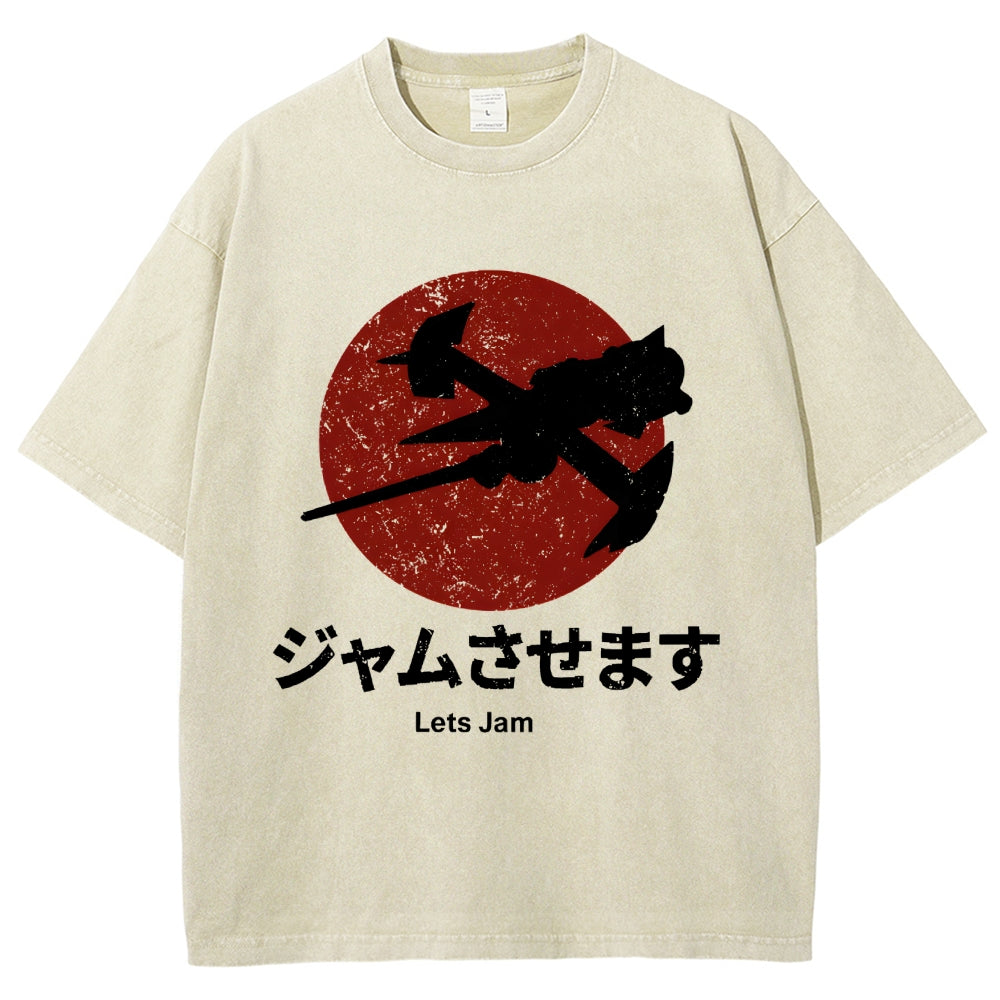 Cowboy Bebop Farm Vintage Wash Japanese Design T-Shirt