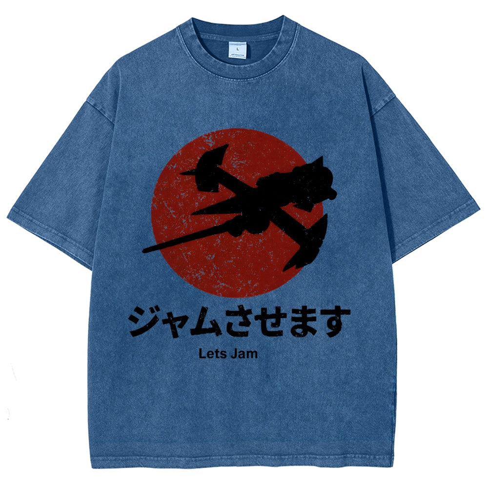 Cowboy Bebop Farm Vintage Wash Japanese Design T-Shirt