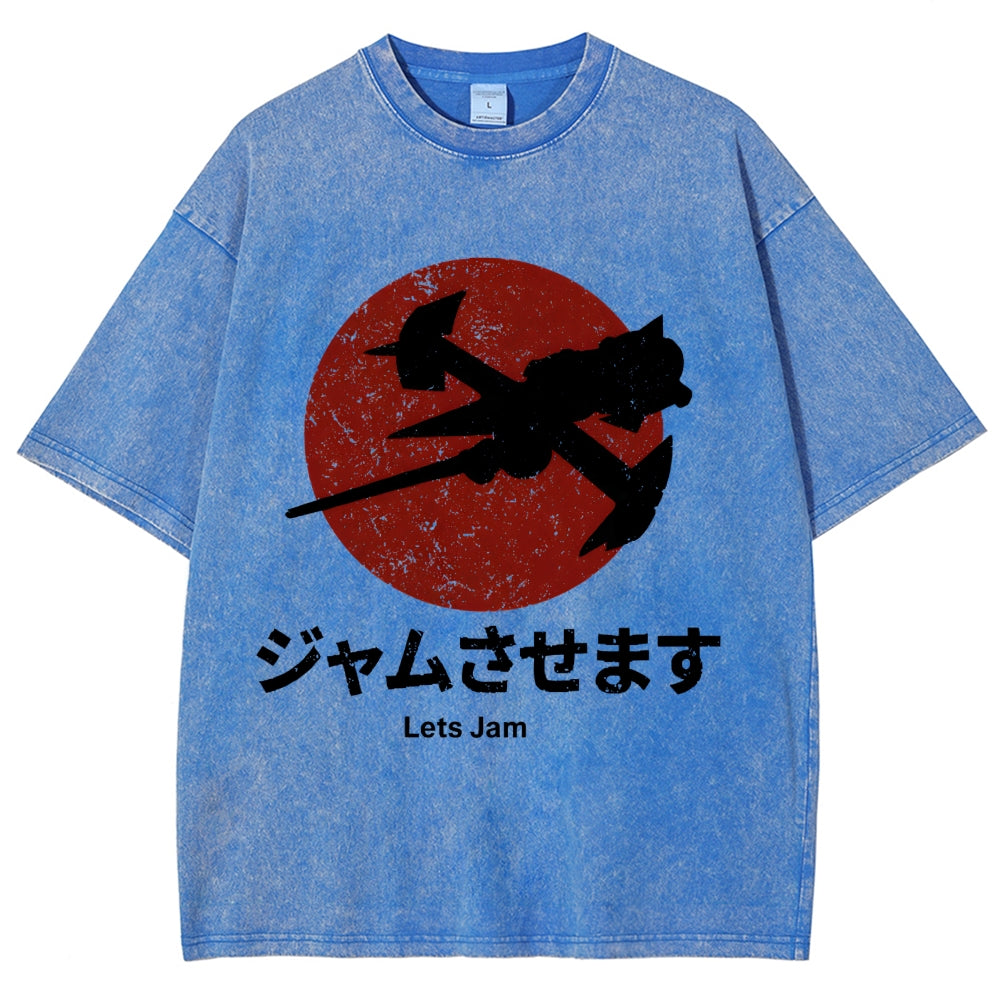 Cowboy Bebop Farm Vintage Wash Japanese Design T-Shirt
