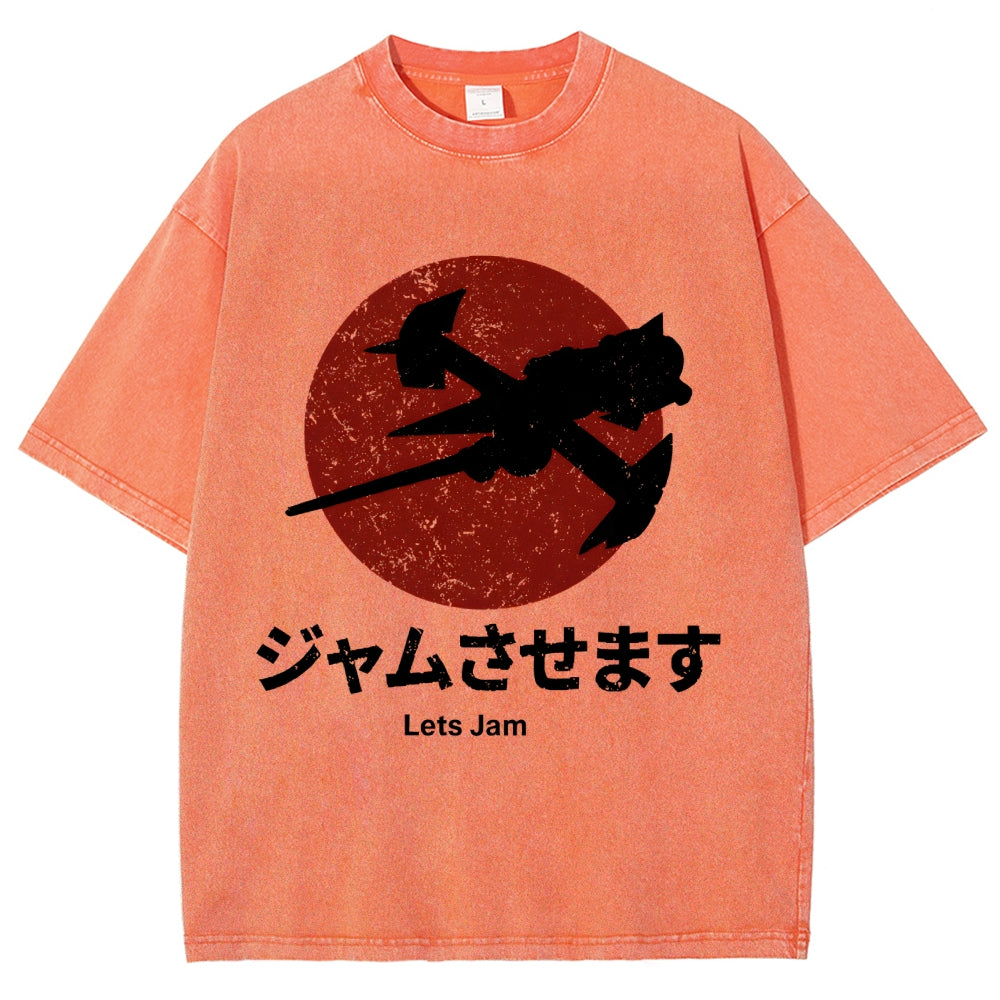 Cowboy Bebop Farm Vintage Wash Japanese Design T-Shirt